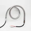 1pc Dia10/12mm led Gooseneck flexible Metal holder With bracket Chrome soft Light universal Hose serpentine tube For Desk Lamps 3