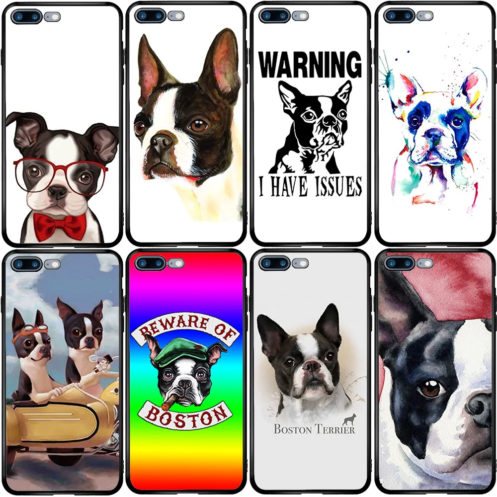Boston Terrier Dog Cover Case for Samsung Note S10E 8 9 S6 S7 Edge S8 S9 S10 S20 Lite Plus Ultra | Мобильные телефоны и