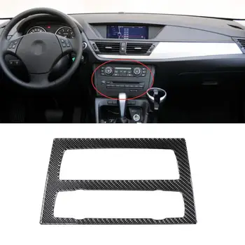 

Left-Hand Drive Carbon Fiber Center Console CD Panel Decoration Frame Trim Fit for X1 E84 2011-2015 car accessories interior