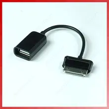 USB OTG черный кабель синхронный адаптер данных для samsung Galaxy Tab Tablet 10,1 P7510 Tab 2 7 P3100 P3110 Tab2 P5110 P5100