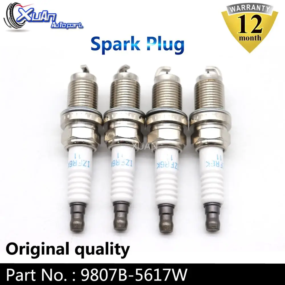 XUAN 4 шт./лот иридиевая Свеча зажигания 9807B-5617W для ACURA CSX MDX RL RSX TL TSX HONDA ACCORD CIVIC