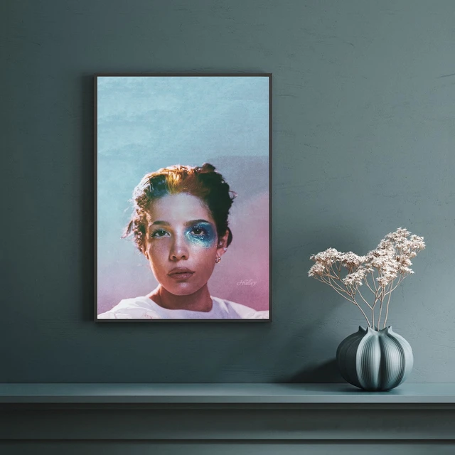 Affiche de couverture d'album MT668 Halsey, étoile de musique