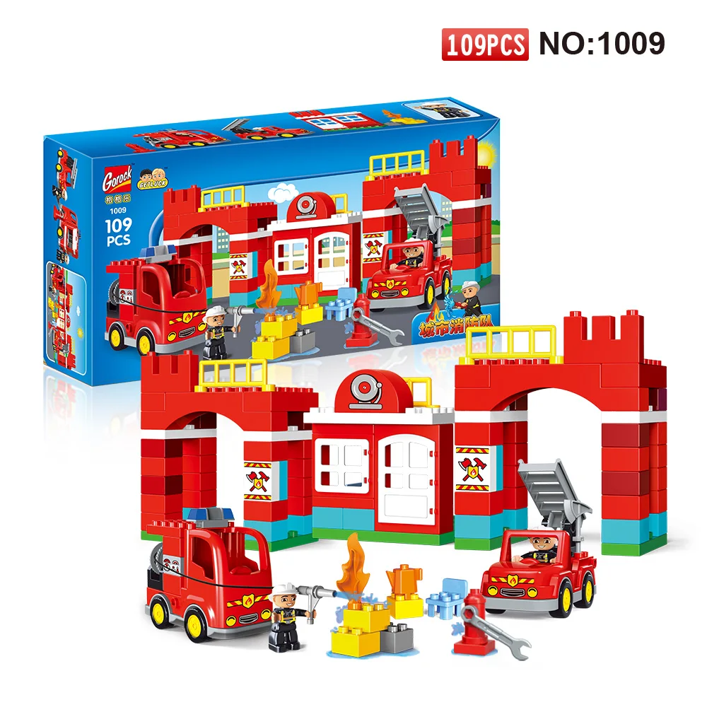 

Firefighting Series Fire Department Fire Truck Building Blocks Set Kids Brick Toy Compatible With Duplo Christmas Gift Legoingly