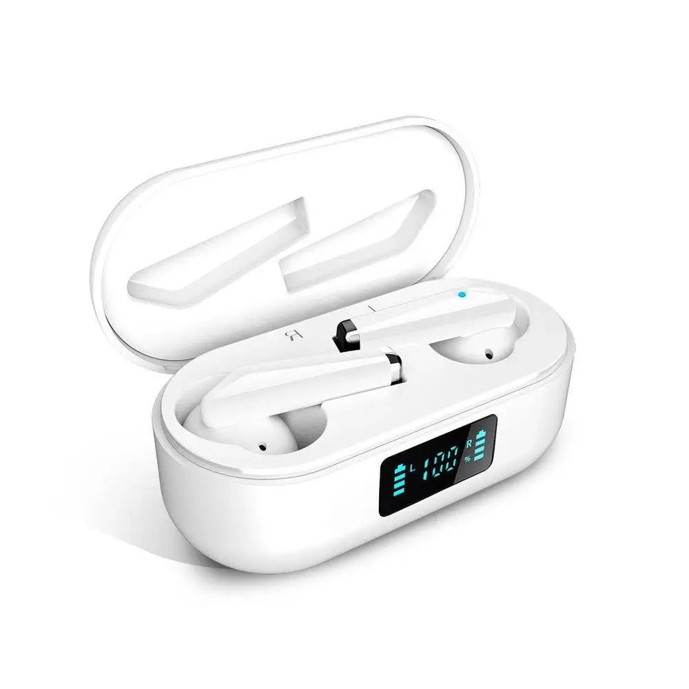 New T3 Wireless Headphones Bluetooth Earphones Touch Control With LED Display Type C Interface Sport Waterproof Headset Earbuds