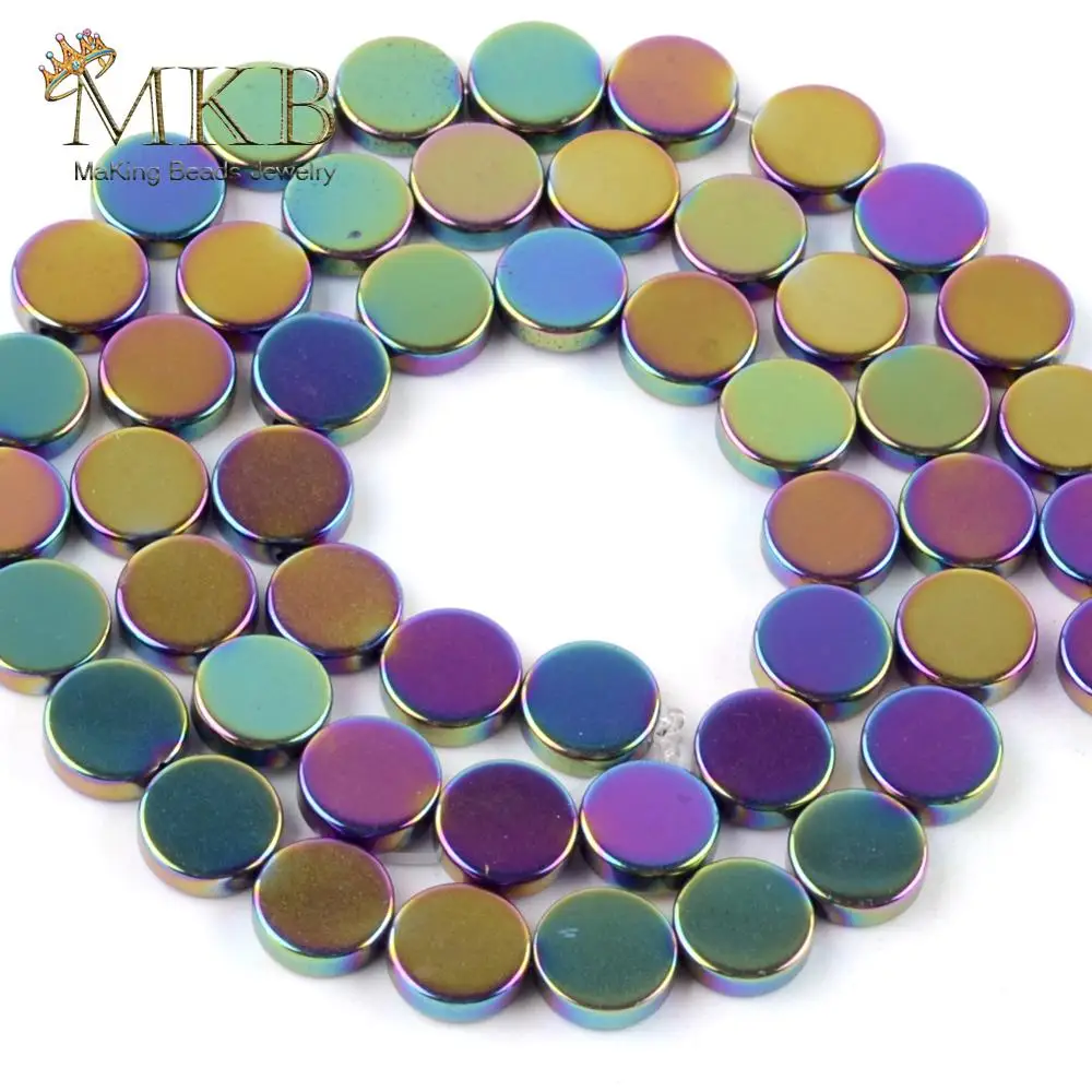 

Natural Colorful Hematite Stone Round Beads For Jewelry Making 6/8/10mm Spacer Loose Beads DIY Bracelets Necklace Jewellery 15"