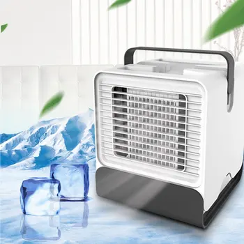 

Mini USB Portable Air Cooler Fan Air Conditioner Desktop Air Cooling Fan Humidifier Purifier For Office Bedroom
