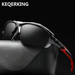 KEQERKING фирменные поляризационные женские солнцезащитные очки для мужчин солнцезащитные очки класса люкс для вождения, от солнца