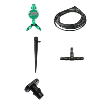 

25 M Garden Diy Automatic Watering Micro-Drip Irrigation System Garden Self Watering Kits Adjustable Dripper Spray Cooling