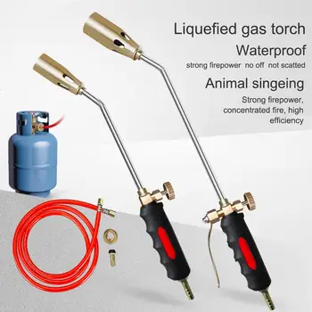 가정용 방수 LPG 고온 고온 돼지 털 연소 토치, Disin fection 장치 라이터 버너 야외 캠핑 건