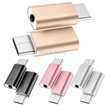 

USB C OTG adapter Type C to Audio USB 3.1 to 3.5mm AUX Jack Mini Portable Earphone Adapter for Xiaomi 8 Huawei LeTV 2