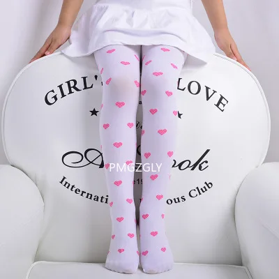 Girl Dot Tights Girls Tights Opaque Velvet Stockings for Kids Girl Print Tight Children Pantyhose 2 to 9 Year-kids pantyhose toddler tights