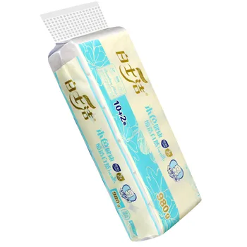 

12pcsHigh Capacity Native Bamboo Pulp Roll Paper Household Toilet Paper Tissue Paper Roll Toilet Paper WC Soft Toilet Paper X#2