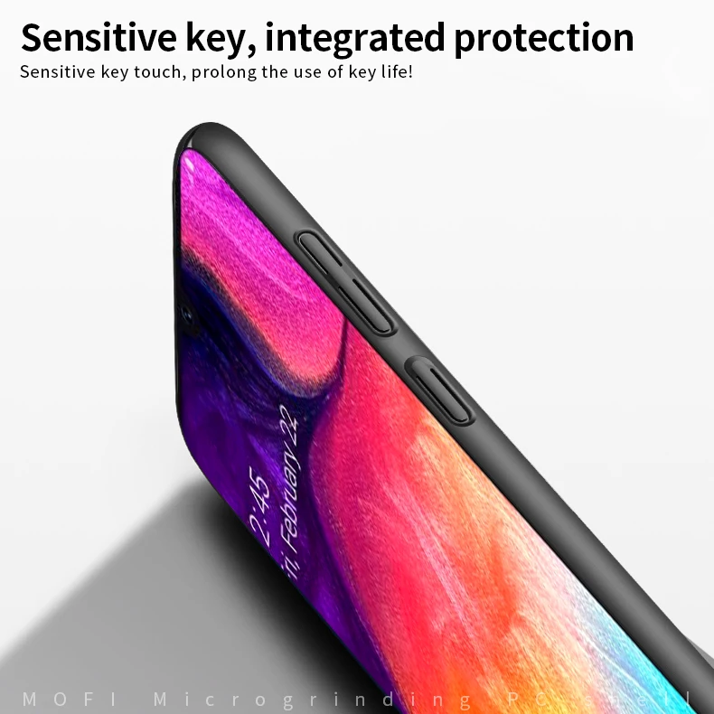 Оригинальный классический матовый чехол MOFi для Samsung A50 жесткий защитный задней