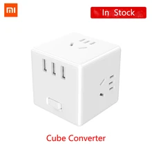 Xiaomi Mijia cube защита конвертера дизайн полосы 3USB разъем PD быстрое зарядное устройство plug-In power электрическая буксировочная доска