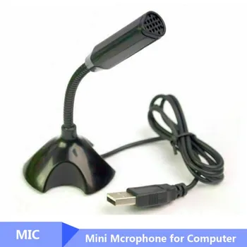 

New Mini Computer Microphone USB For Macbook PC Notebook Laptop for Skype KTV Studio Speech Chatting Singing Games Recording Mic