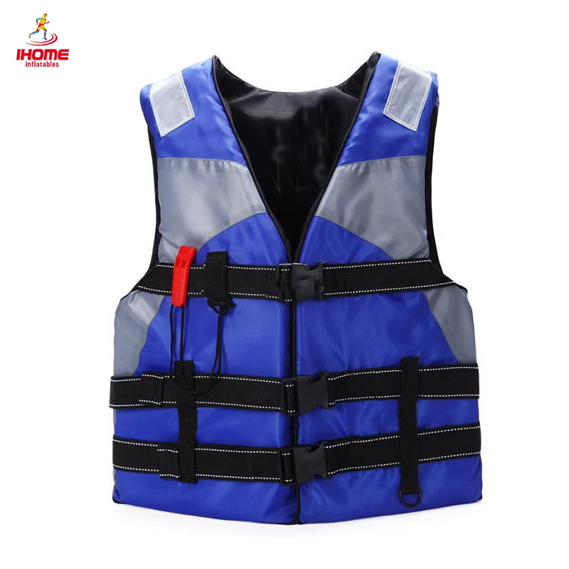 Рыбалка детская Спасательный Жилет Оксфорд спасательный жилет спасательный Портативный angling куртка одежда для отдыха на открытом воздухе Водные виды спорта, серфинг плавание дрейфующий - Цвет: Blue life vest