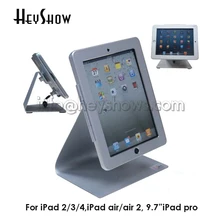 High Security Metal Tablet Display Stand Desktop Tablet Lock Holder Anti-Theft Device Bracket Case For Ipad 2/3/4/Air