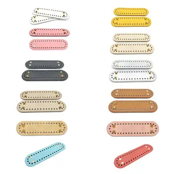 

Leather Bottom Base with Pre-drilled Holes for Knitting Purse Handbag DIY Shoulder Bag