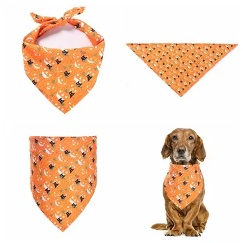 

Dog Bandana, Halloween Christmas Pet Scarf Handkerchiefs Bibs Washable And Adjustable Great Pets Gift Dogs