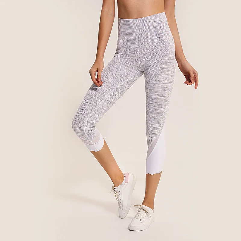 white yoga pants plus size