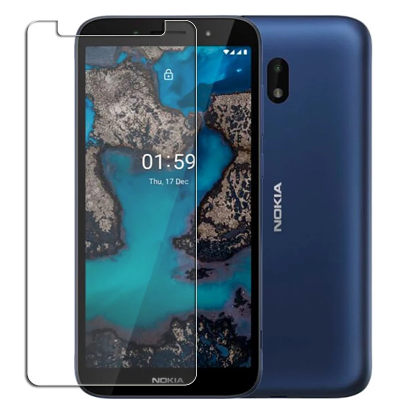 

9H HD Tempered Glass For Nokia C1 Plus Protective Film ON C1Plus TA-1312 Screen Protector Cover