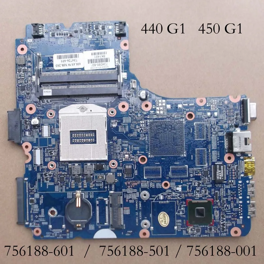 

48.4YW05.011 For HP Probook 450 G1 440 G1 470 G1 Laptop PC Motherboard 756188-601 756188-501 756188-001