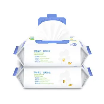

1 pack/100 Wipes Baby Ganics Wipes Bulk Water Wipes Sensitive and Newborn Skin K1MA Disinfecting Wipes