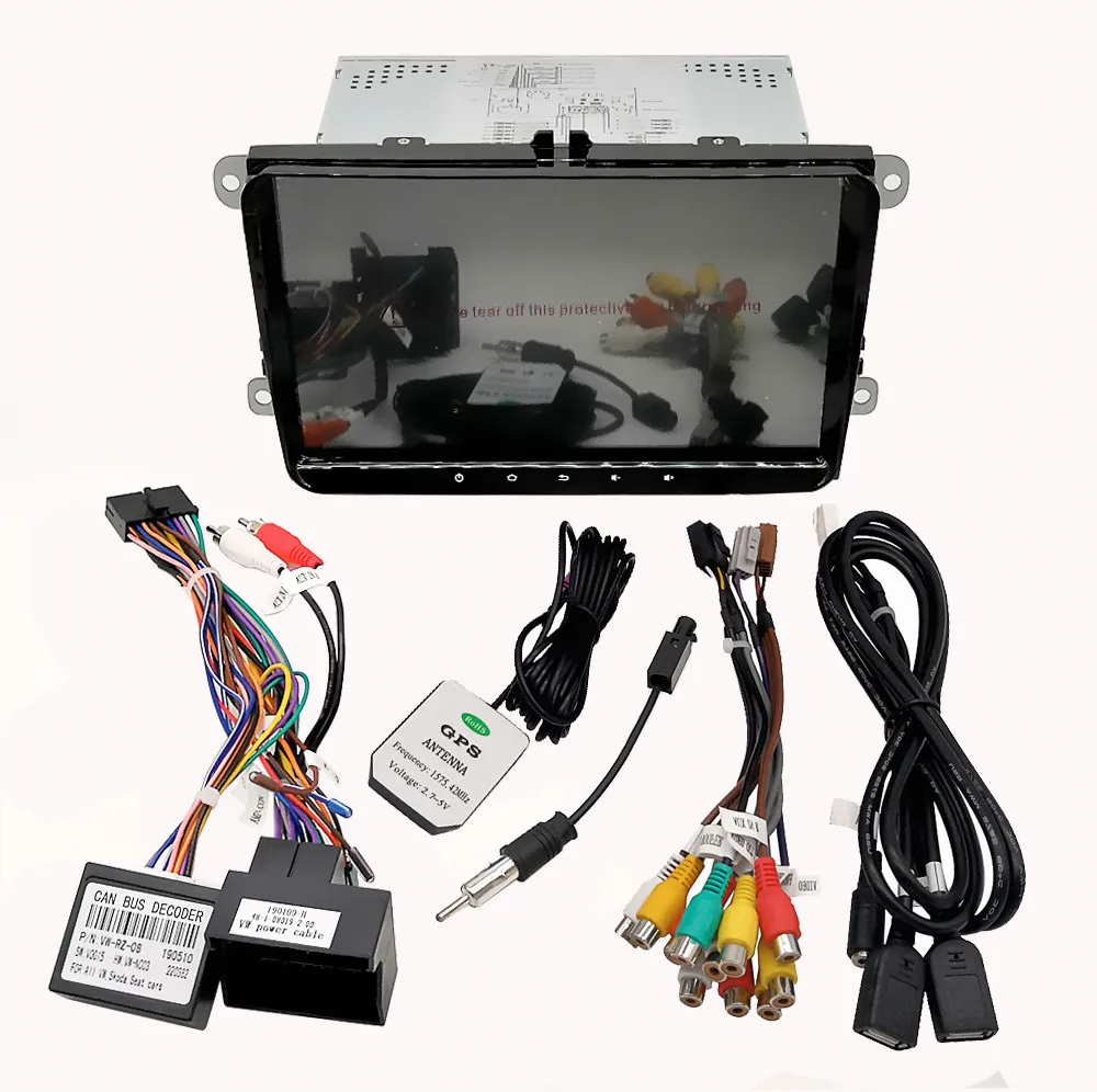 Klyde " ips 4G Android 9 Восьмиядерный 4 Гб+ 64 Гб DSP BT автомобильный DVD мультимедийный плеер для Skoda Yeti Fabia Rapid Praktik Octavia Superb