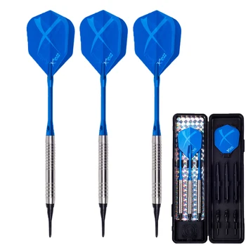 

3Pcs 18g Professional Safe Dart Sets Soft Plastic Tip 90% Tungsten Steel Barrel Aluminum Shaft Competition Electronic Dart