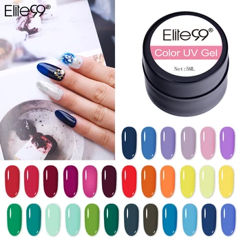 

Elite99 Colorful Vernis Semi-permanent UV Gel Nail Art Tips Design Manicure UV LED Soak Off DIY Gel Paint Nail Polish Lacquer
