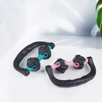 

Handheld Massager Fitness Roller Bar Muscle Massage Wheel Relax Fascia Tools M17C