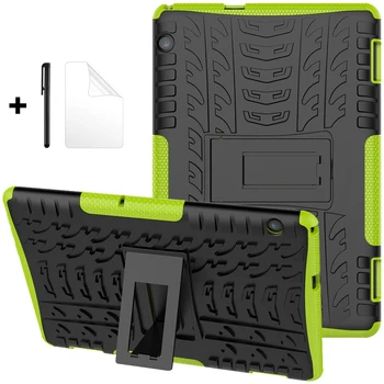 

Case for Huawei MediaPad T5 10 10.1 AGS2-W09/L09/L03/W19 Kids Case Heavy Duty Hybrid Shockproof Cover with Kickstand Tablet Case