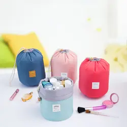 Многофункциональный водонепроницаемый баррель дорожная косметическая сумка, косметическая сумка нейлоновая сумка для мытья туалетных