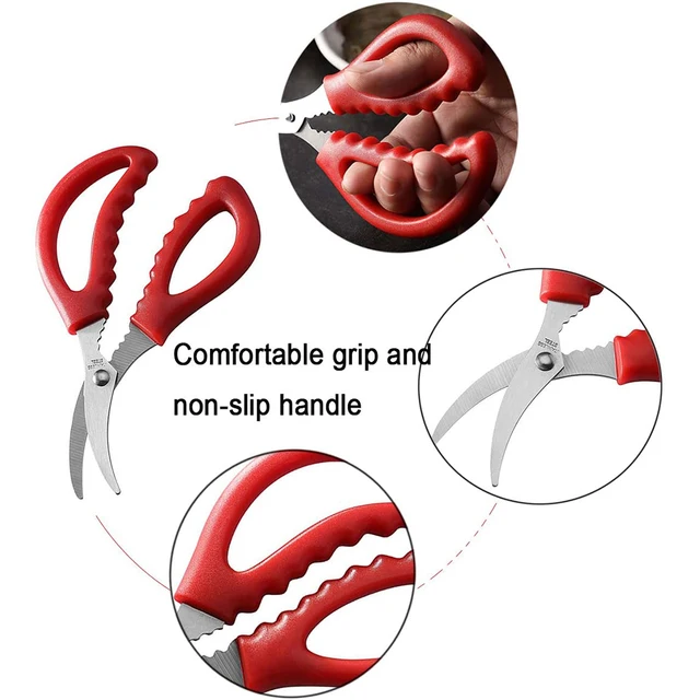 Forbici Per Crostacei Zyliss - In Acciaio Inox Con Plettro E Pinze Integrati - Lavabile In Lavastoviglie - Foto 11