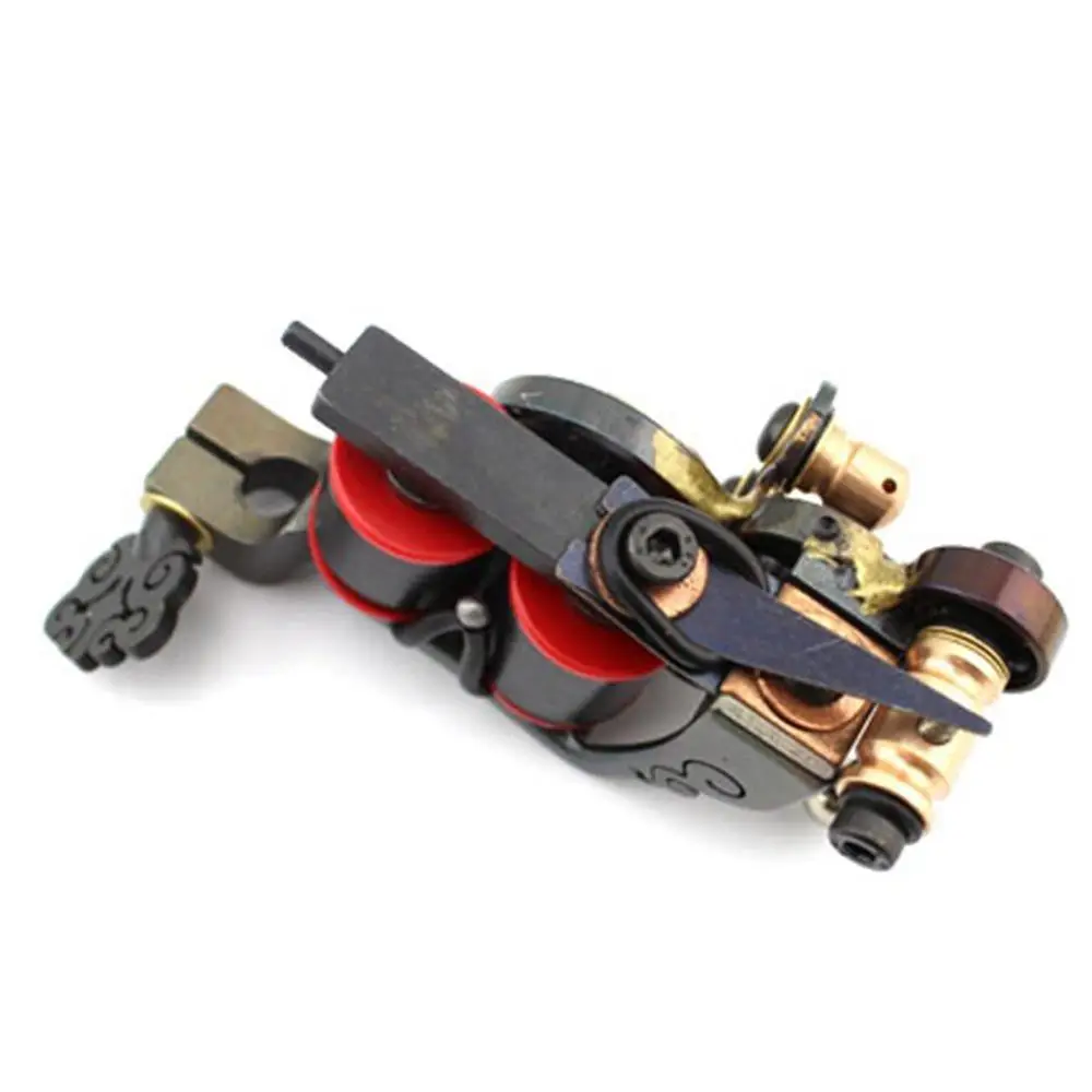 Professional  1PCS Coil Tattoo Machine Iron 10 Wrap Coil Tattoo Machine Gun Kit Tattoo Power Supplies Free Shipping