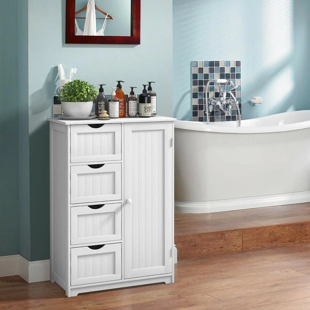 Dropship Tall Bathroom Cabinet; Freestanding Storage Cabinet With