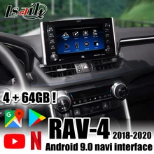 PX6 Lsailt Android 9.0 multimedya video arayüzü için Toyota RAV 4 2018 20 navigasyon, YouTube, netflix Camry , Avalon
