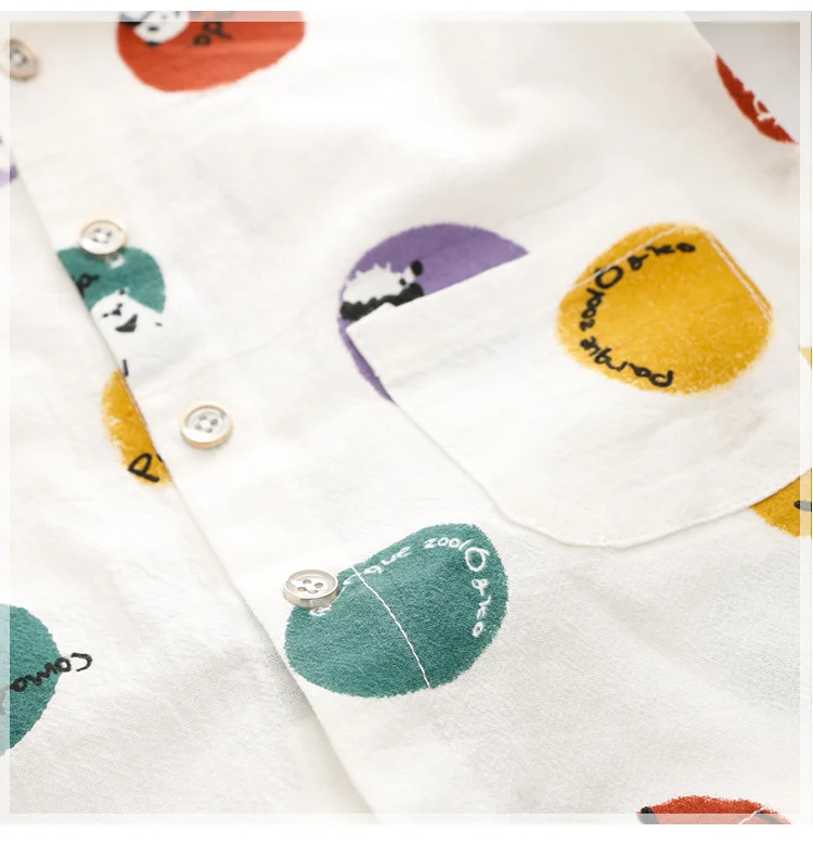 Kids Boys Shirts Autumn Long Sleeve White Kids Shirt Cartoon Shirts For Boys Fashion Brand Baby Girl Winter Clothes Shirts