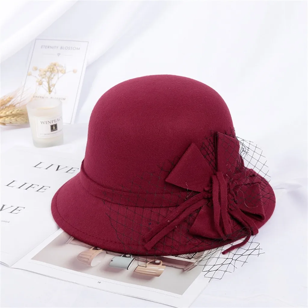 Feitong/женская шапка осень, Новое поступление, зимняя модная повседневная шляпа с куполом, британская шляпа-ведро, шапка женская