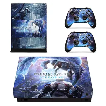 

Monster Hunter World Iceborne Skin Console & Controller Decal Stickers for Xbox One X Console + Controller Skin Sticker