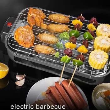 

Multi-Function Electric Barbecue Stove Household Smokeless Electric Heating Bbq Machine Electric Oven Grill Meat Teppanyaki Gril