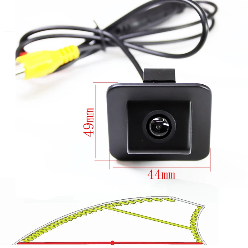 

4089T Dynamic Trajectory Line Vehicle Reverse Backup Car Rear View Camera For Hyundai Elantra Avante Parking Accessorie