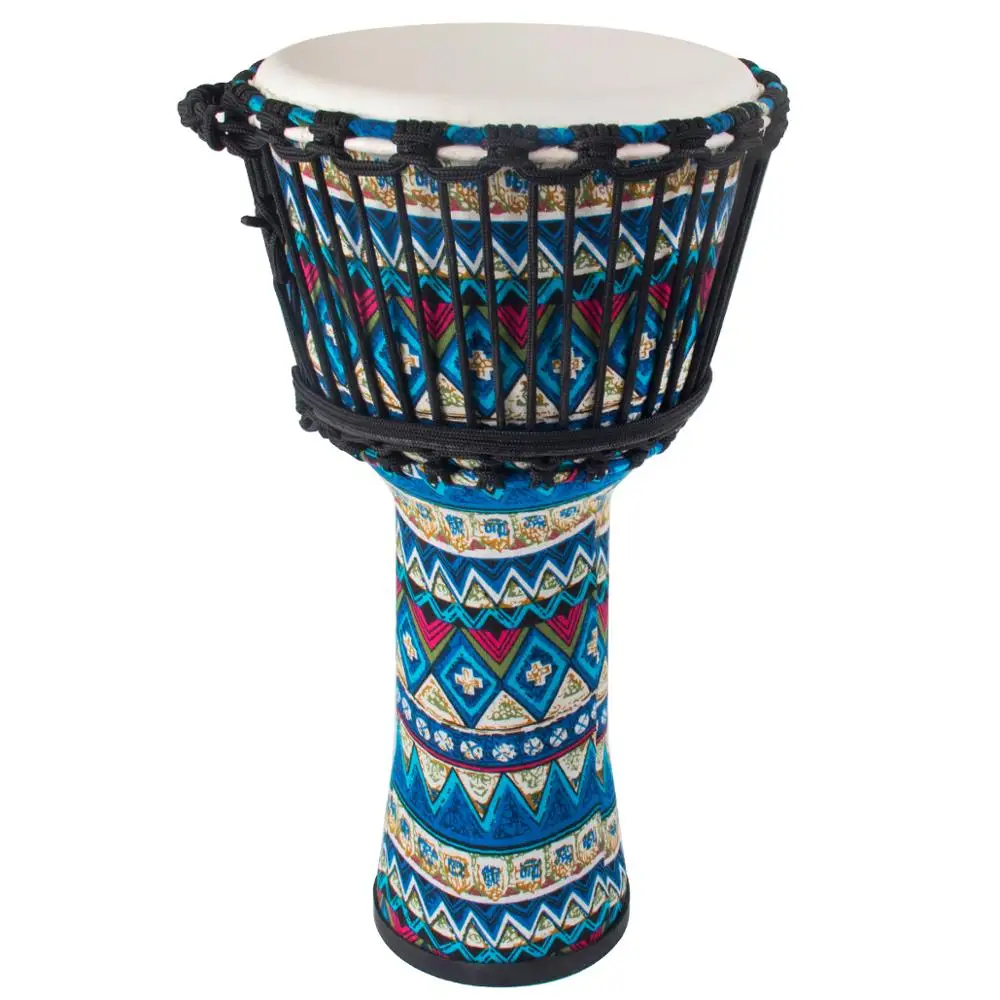 

AKLOT Djembe African Drum 10 Inch GoatSkin Good Sound Percussion Instrument for Beginner/Professional ABS Resin Ligheweight