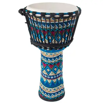 

AKLOT Djembe African Drum 10 Inch GoatSkin Good Sound Percussion Instrument for Beginner/Professional ABS Resin Ligheweight
