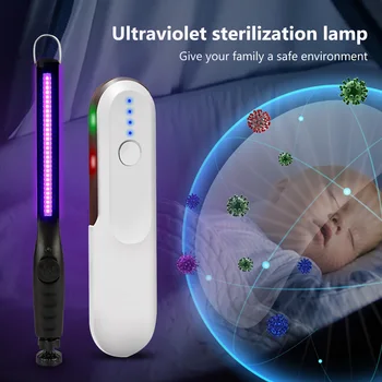 

Handheld UV Sanitizing Travel Wand LED Germicidal Sterilization Lamp Mini UV Disinfection Light for Household Wardrobe Car Pet