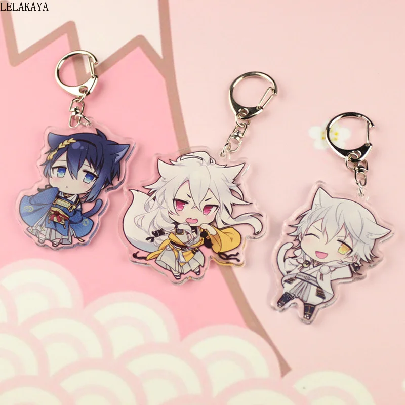 Мини акриловый Touken Ranbu онлайн аниме экшн брелок из акрилового мультфильма сумка