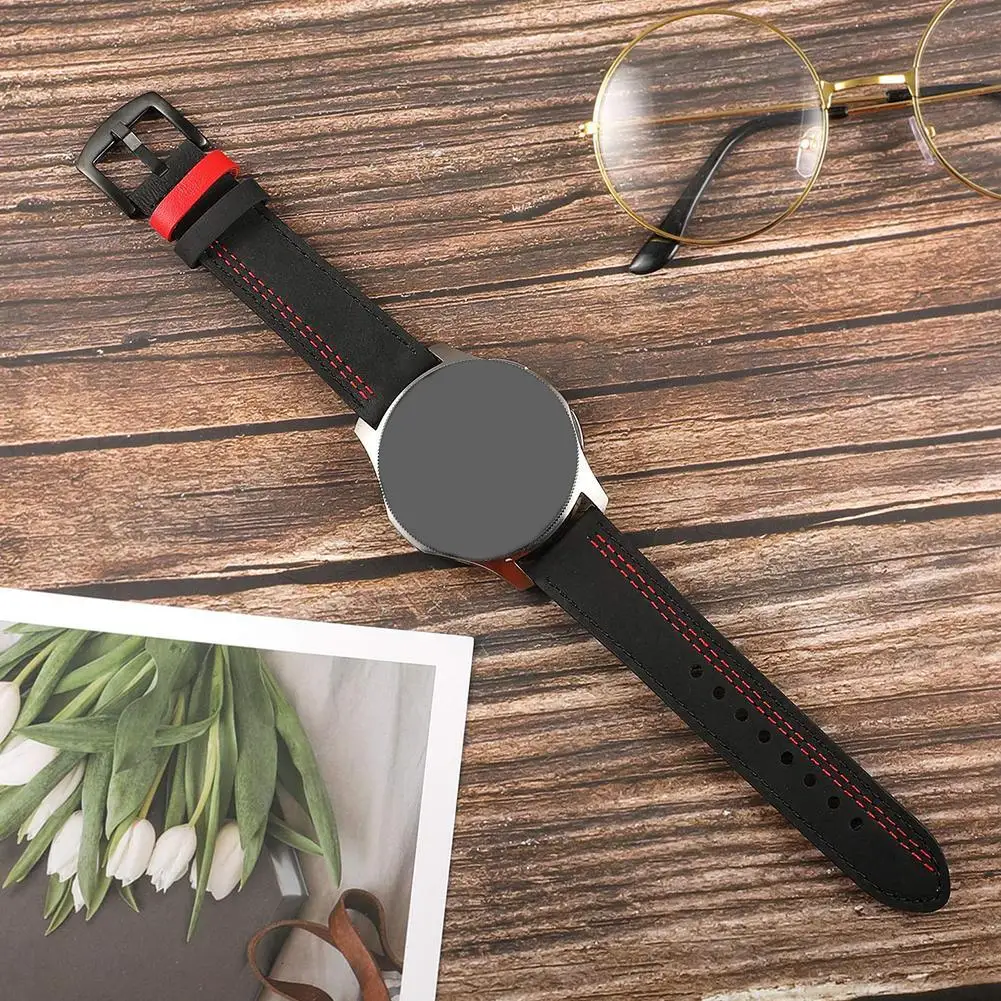 Смарт часы ремни для samsung Galaxy 46 мм/gear S3 Frontier Band PU кожаные Смарт-часы ремешок