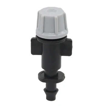 

1/4 Inch Gray Atomizing Nozzle With Barbed Greenhouse Misting Watering Irrigation For 4/7Mm Hose 20 Pcs