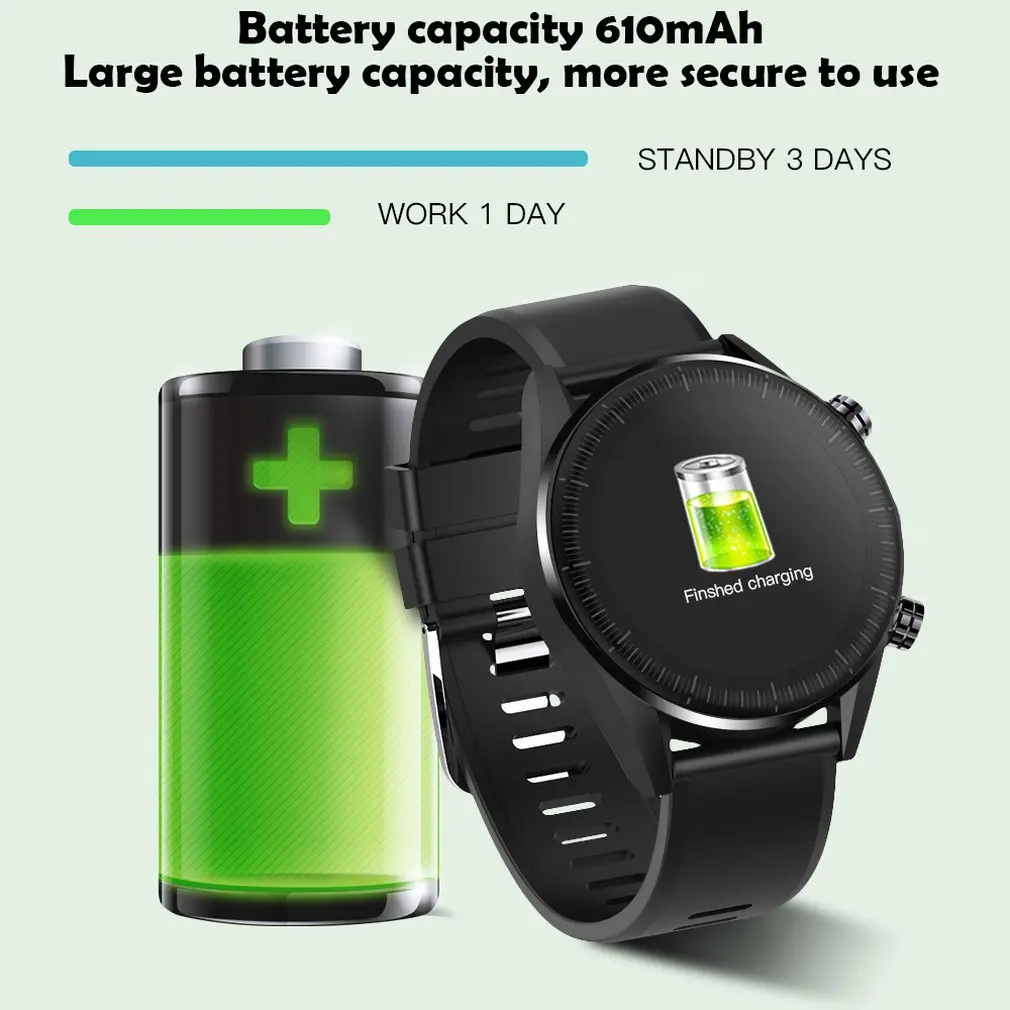 Kc05 Smart Watch 1.3 Inch High Definition Round Screen Gps Positioning Fast Payment 4G Android Watch
