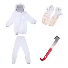 Костюм пчеловода пчелиный мед оборудования перчатки щетка для улья крюк набор с фатой